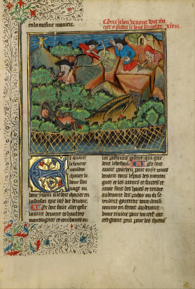 A Hunter and Dogs Pursuing Wild Goats - Google Art Project