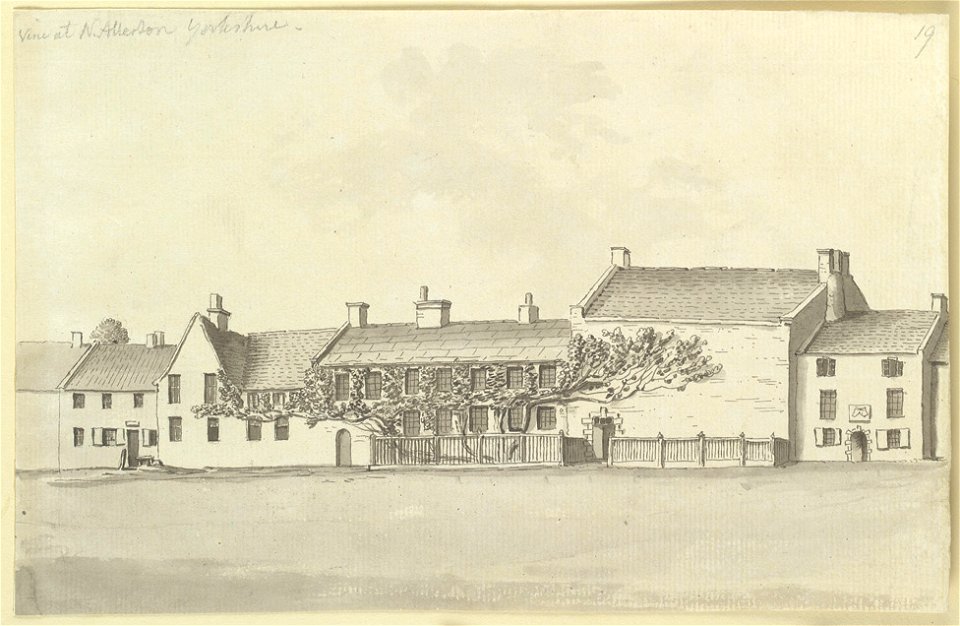 A house at Northallerton by Samuel Hieronymus Grimm 1773