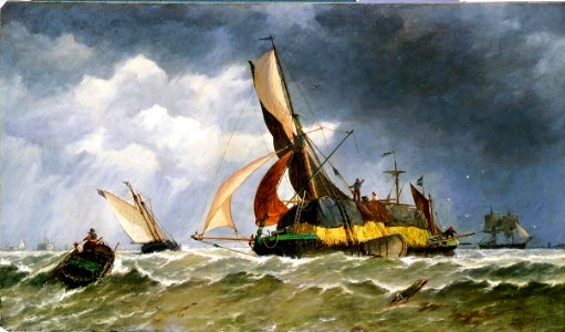A hay barge off Sheerness RMG BHC1269