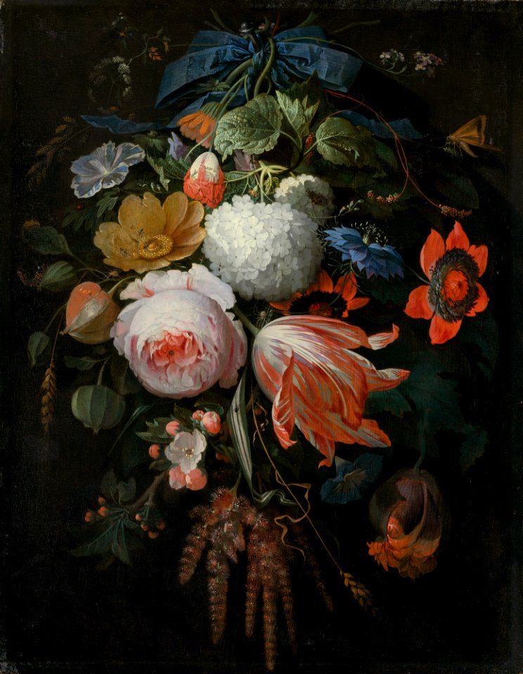 A Hanging Bouquet of Flowers A15586