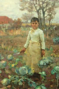 A Hind's Daughter by Sir James Guthrie 1884, NGS