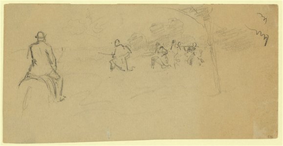 A horseman and four rifleman LCCN2004660396