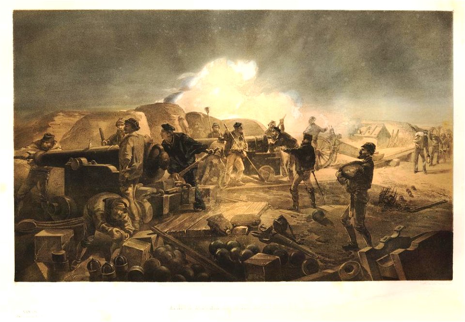 A hot night in the batteries (BM 1944,0405.2.35)