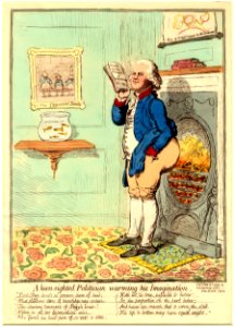 A keen-sighted politician warming his imagination (BM J,3.3)