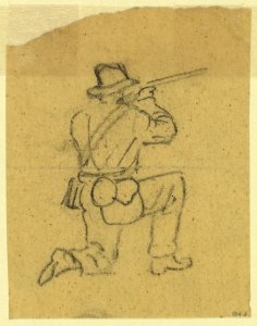 A kneeling rifleman LCCN2004660926