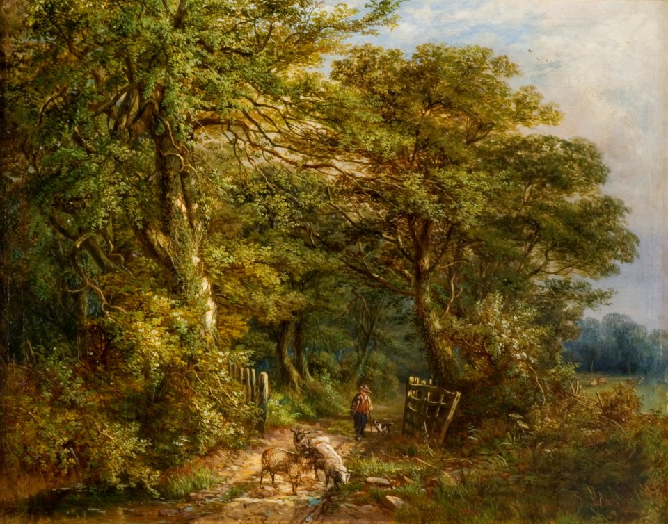 A Lane at Hamstead, Staffordshire