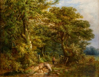 A Lane at Hamstead, Staffordshire