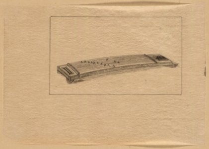 A koto or Japanese zither LCCN2009630122