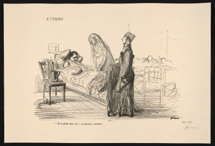 A l'hôpital. Ne te plains donc pas ! .. tu pourras y retourner LCCN2015648148