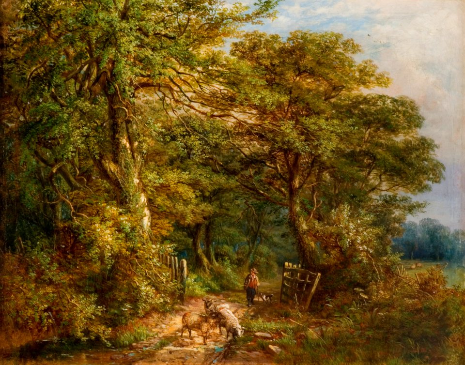 A Lane at Hamstead, Staffordshire