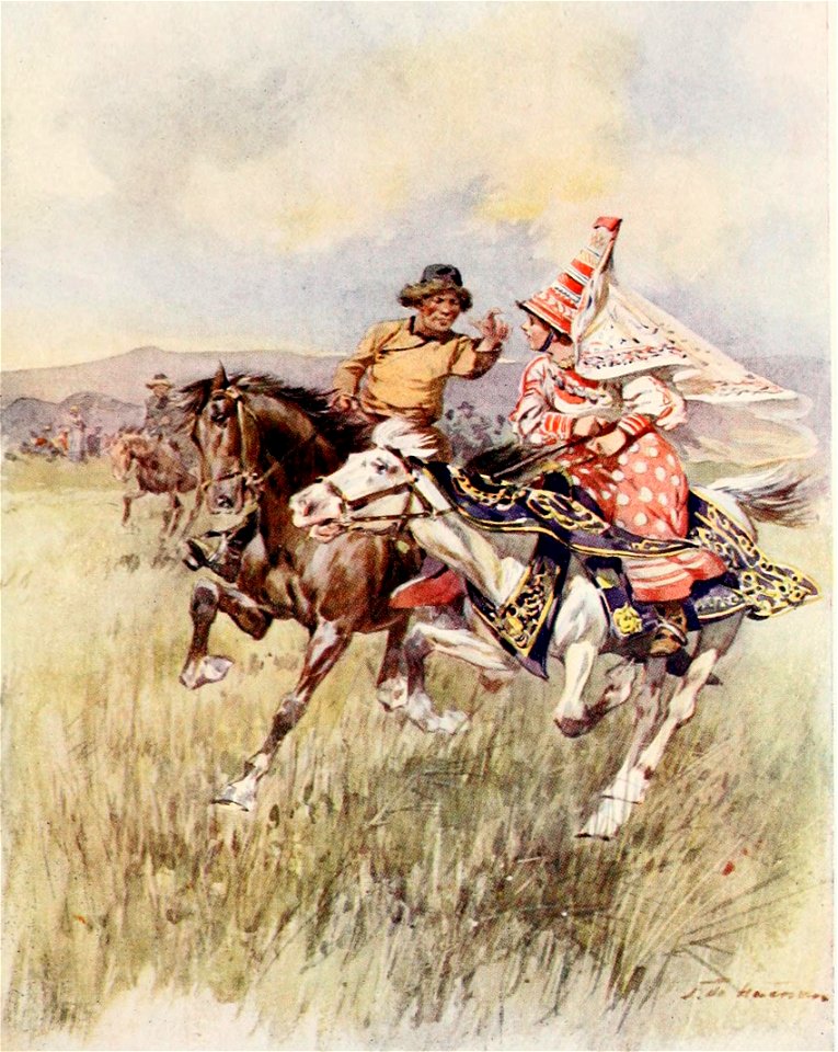 A Kirghiz wooing, c. 1913
