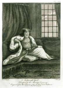 A Jewish girl dressed for her marriage ceremony - Calvert Frederick (baron Baltimore) - 1769