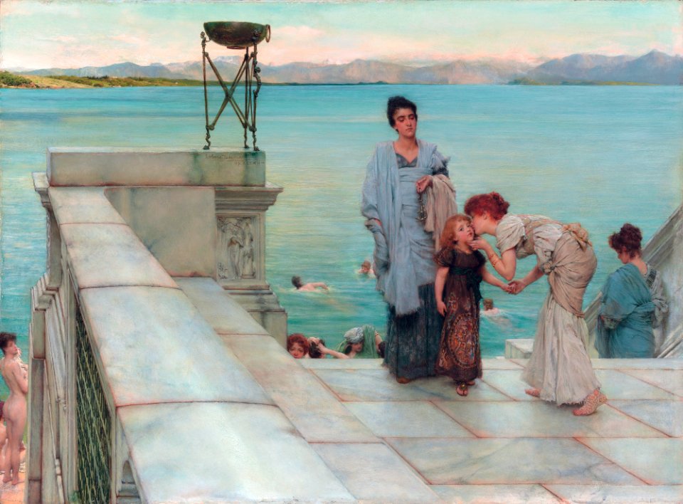 A kiss, by Lawrence Alma Tadema