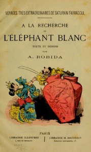A la recherche de l'éléphant blanc title page