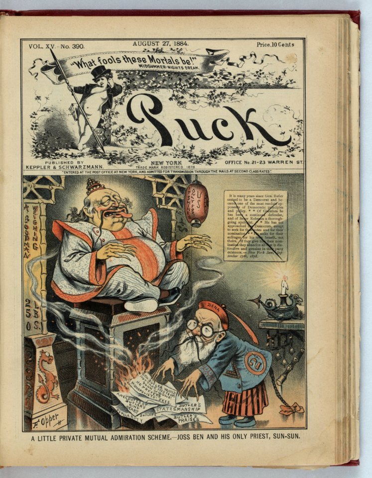 A little private mutual admiration scheme, - Joss Ben and his only priest, Sun-Sun - F. Opper. LCCN2012645433