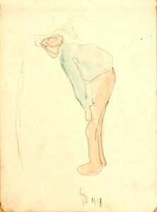 A Man Bending Over by Theo van Doesburg Centraal Museum AB4434