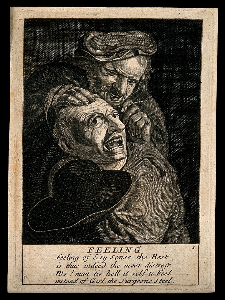A malicious itinerant surgeon extracting stones from a grima Wellcome V0016248ER