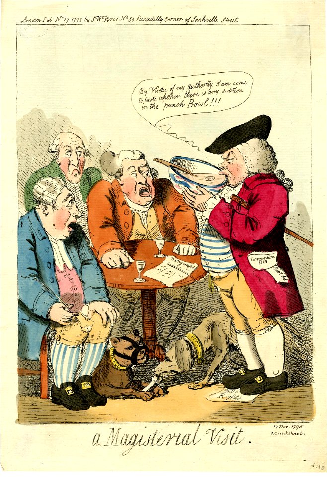 A magisterial visit. (BM 1868,0808.6475)