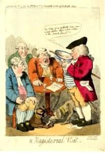 A magisterial visit. (BM 1868,0808.6475)