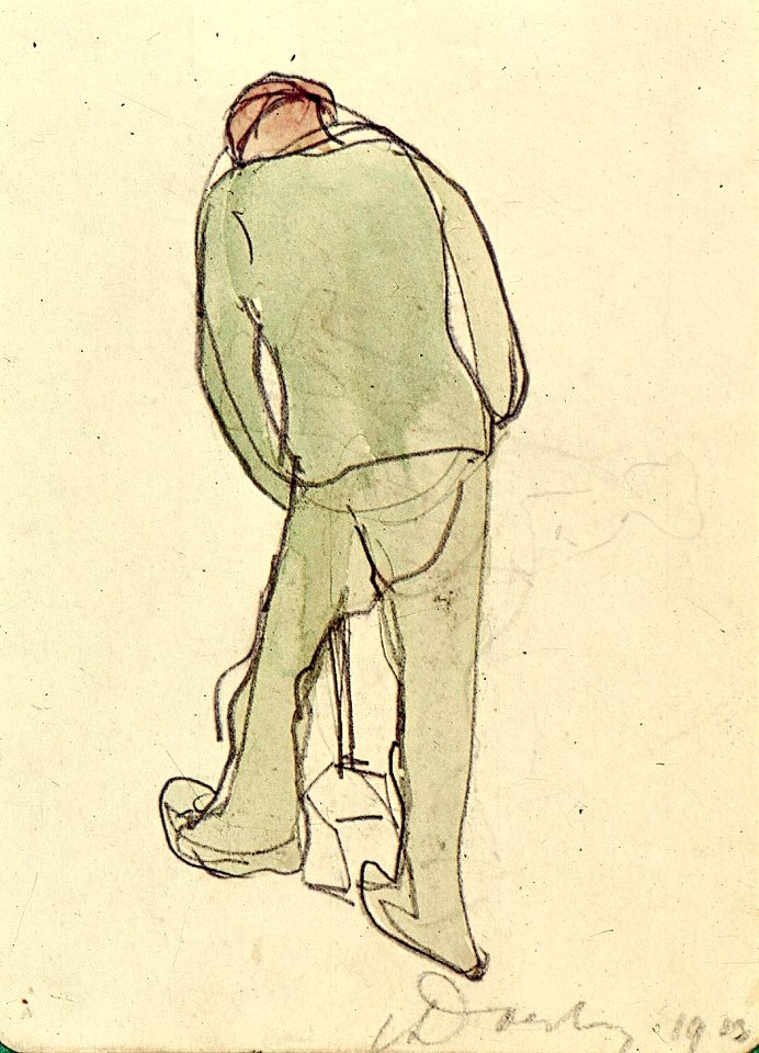 A Man Digging by Theo van Doesburg Centraal Museum AB4786