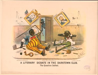 A literary debate in the Darktown Club-The question settled - Tho. Worth. LCCN98507884