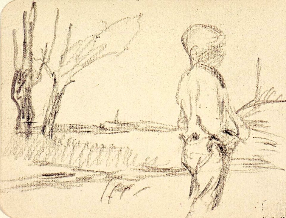 A Man in a Landscape by Theo van Doesburg Centraal Museum AB4160