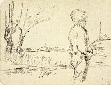 A Man in a Landscape by Theo van Doesburg Centraal Museum AB4160