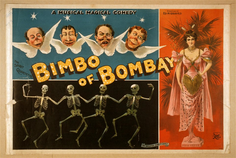 A magical musical comedy, Bimbo of Bombay LCCN2014636211