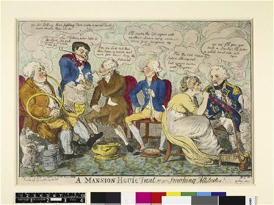 A mansion house treat. or Smoking attitudes! (BM 1868,0808.6913 1)