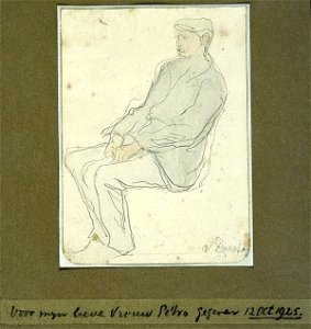 A Man Sitting by Theo van Doesburg Centraal Museum AB4489
