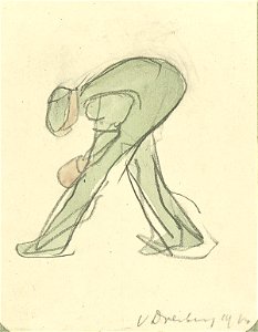 A Man Bending Over by Theo van Doesburg Centraal Museum AB4777