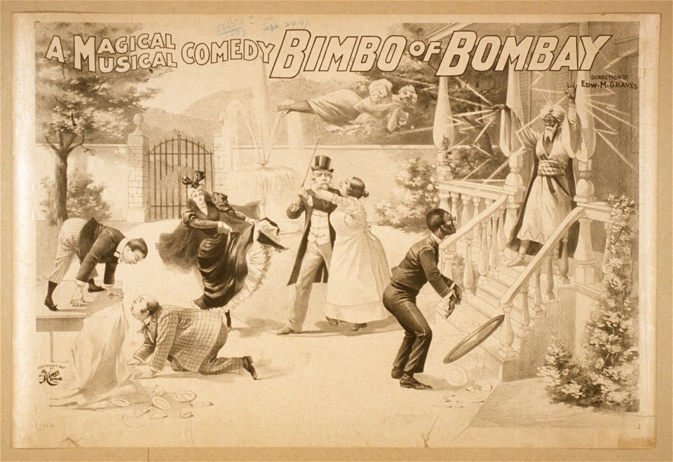 A magical musical comedy, Bimbo of Bombay LCCN2014636210