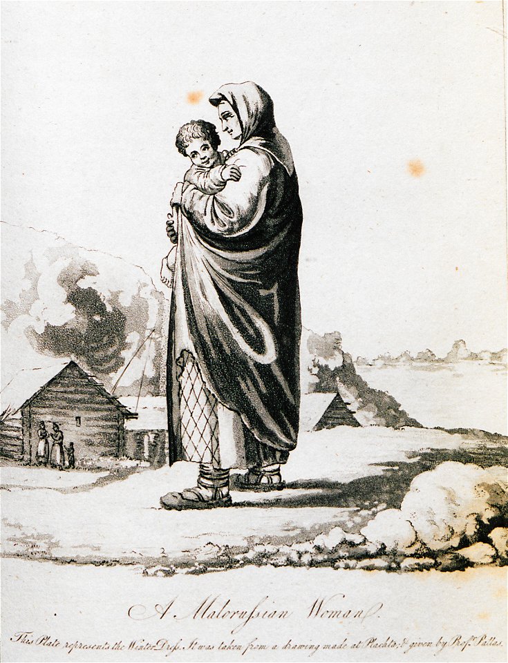 A Malorussian Woman - Clarke Edward Daniel - 1810