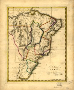 A map of Brazil, now called New Portugal. LOC 2003627077