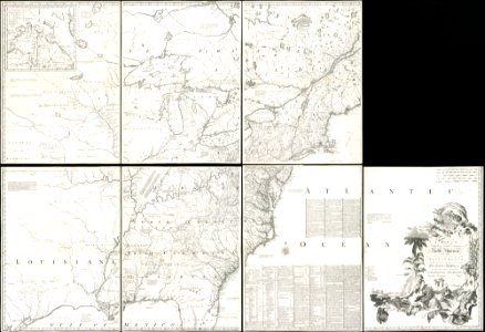 A map of the British and French dominions in North America, with the roads, distances, limits, and extent of the settlements, humbly inscribed to the Right Honourable the Earl of Halifax, and the (7118605365)