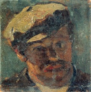 A Man with a Moustache and a Cap by Theo van Doesburg Centraal Museum AB4071