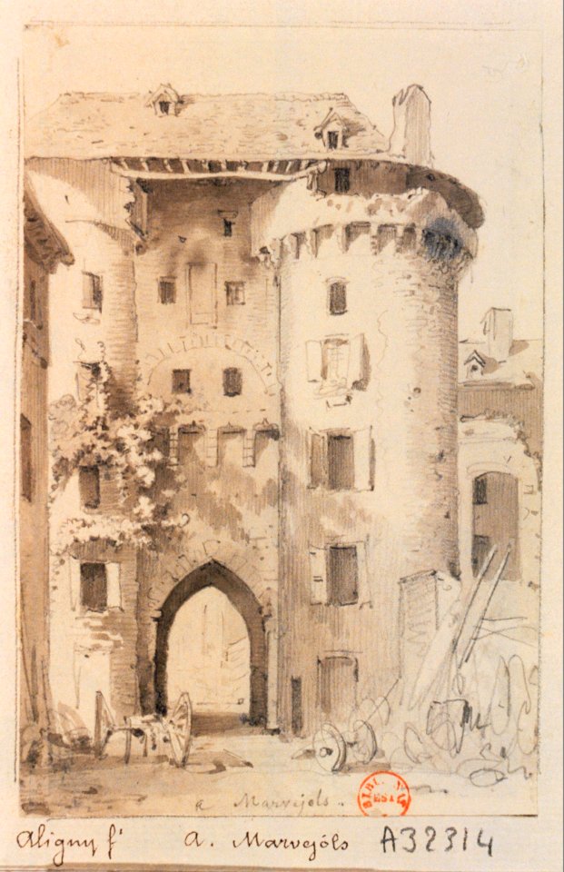 A Marvejols (Claude-Félix-Théodore d'Aligny)