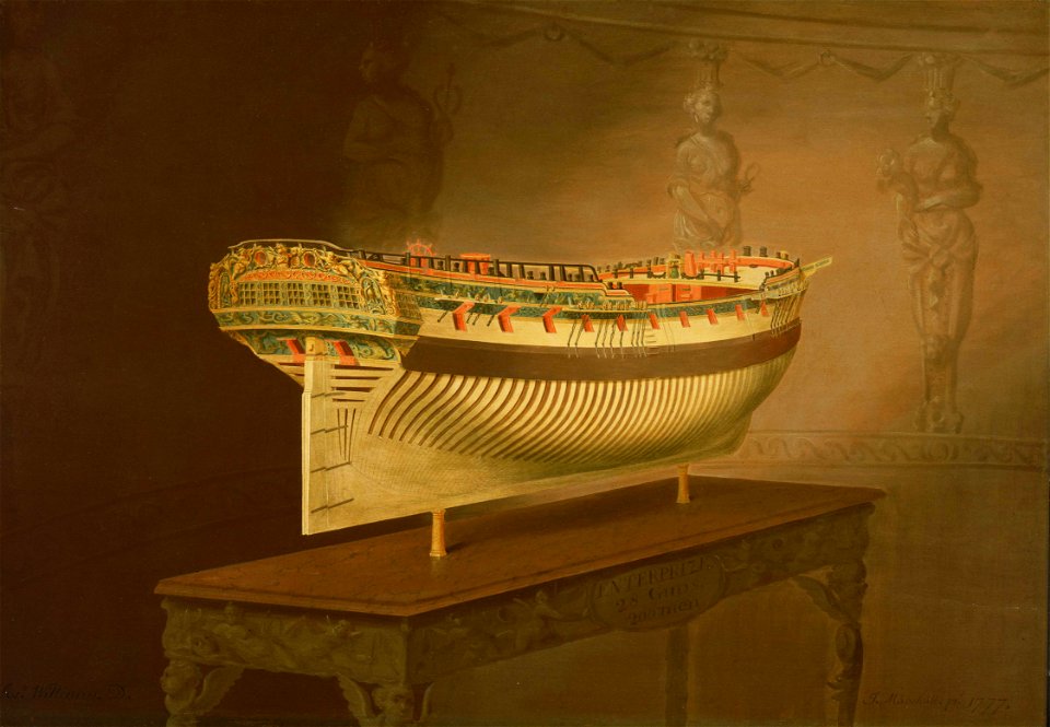 A Model of HMS 'Enterprise' RMG BHC3323