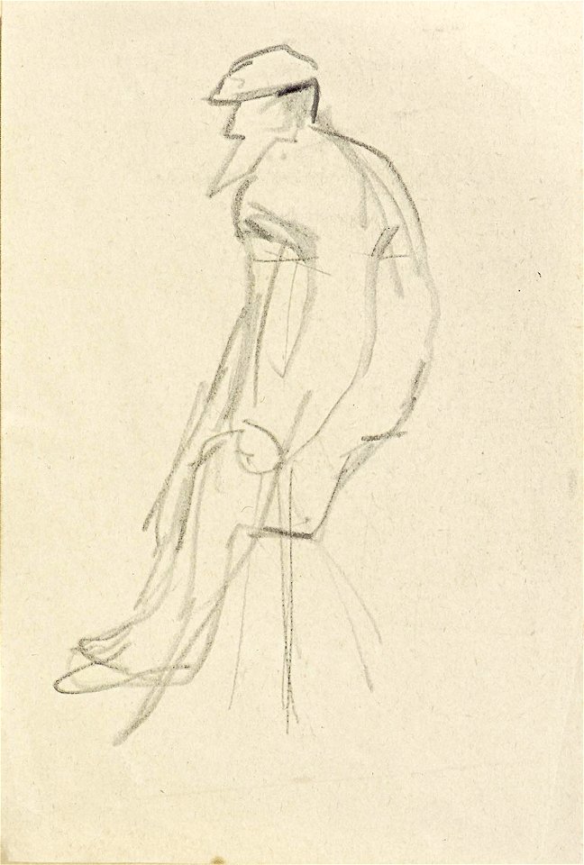 A Man with Crutches by Theo van Doesburg Centraal Museum AB4544