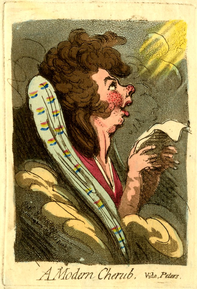 A modern cherub. Vide, Peters (BM 1868,0808.6121)