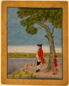 A military officer of the East India Company