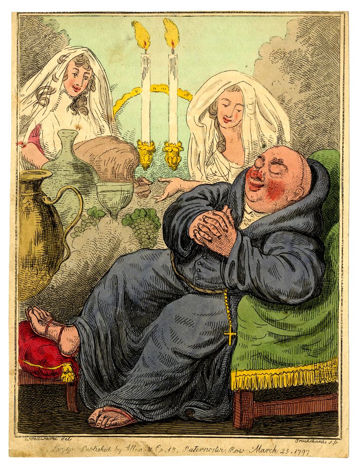 A monkish vision. (BM 1927,0308.134)
