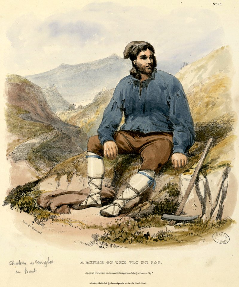 A Miner of Vic de Sos (i.e. Vicdessos) - Fonds Ancely - B315556101 A HARDING 084