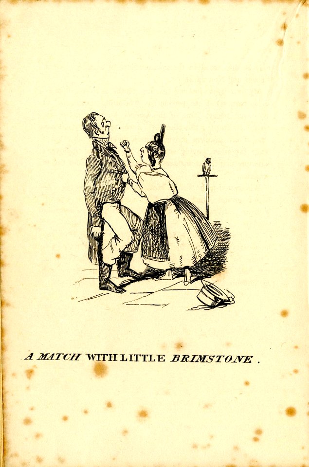 A Match with Little Brimstone. (BM 1875,0710.1302)