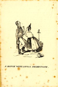 A Match with Little Brimstone. (BM 1875,0710.1302)