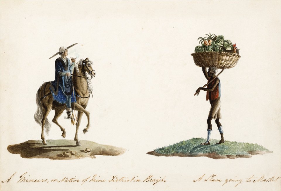 A Mineiro, or Native of Mine District in Brazil, da Coleção Brasiliana Iconográfica