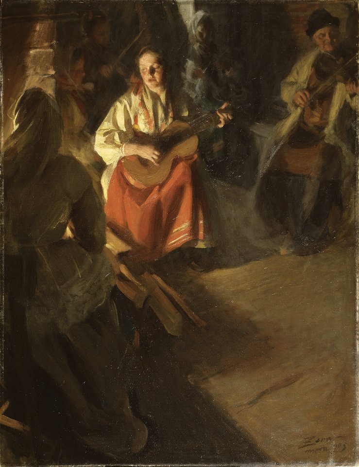 A Musical Family (Anders Zorn) - Nationalmuseum - 18954