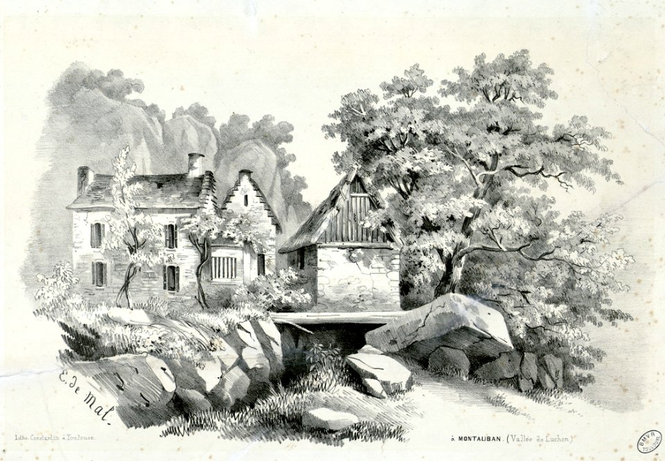 A Montauban (Vallée de Luchon) - Fonds Ancely - B315556101 A MALBOS 1 008