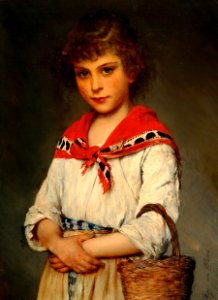 A Neapolitan Girl - Eugen von Blaas