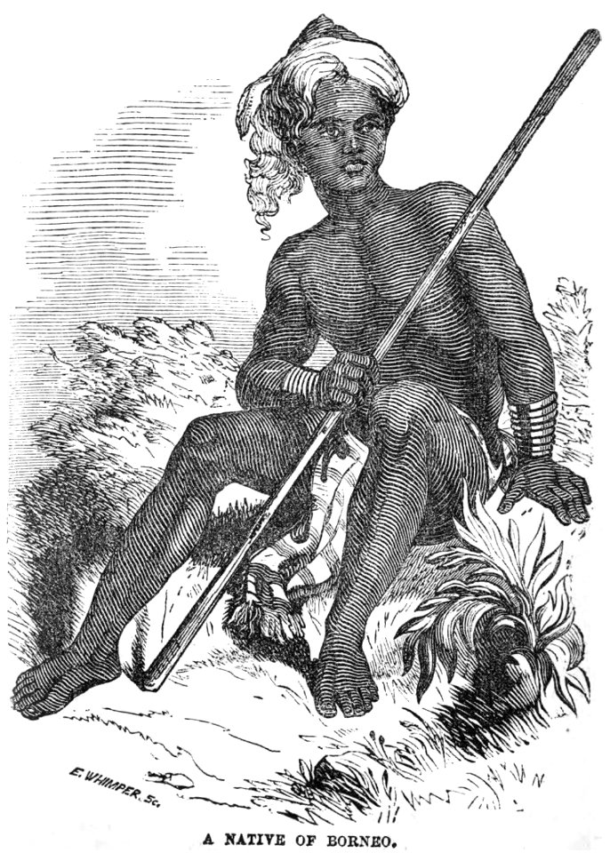 A Native of Borneo (June 1853, X, p.60) - Copy